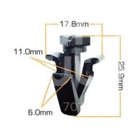 Клип решётки S50,Z10,D40,J10,Y61,Y62,Z51,Y50,